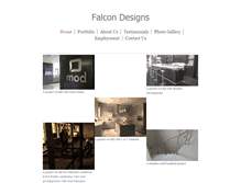 Tablet Screenshot of falcon-designs-llc.com